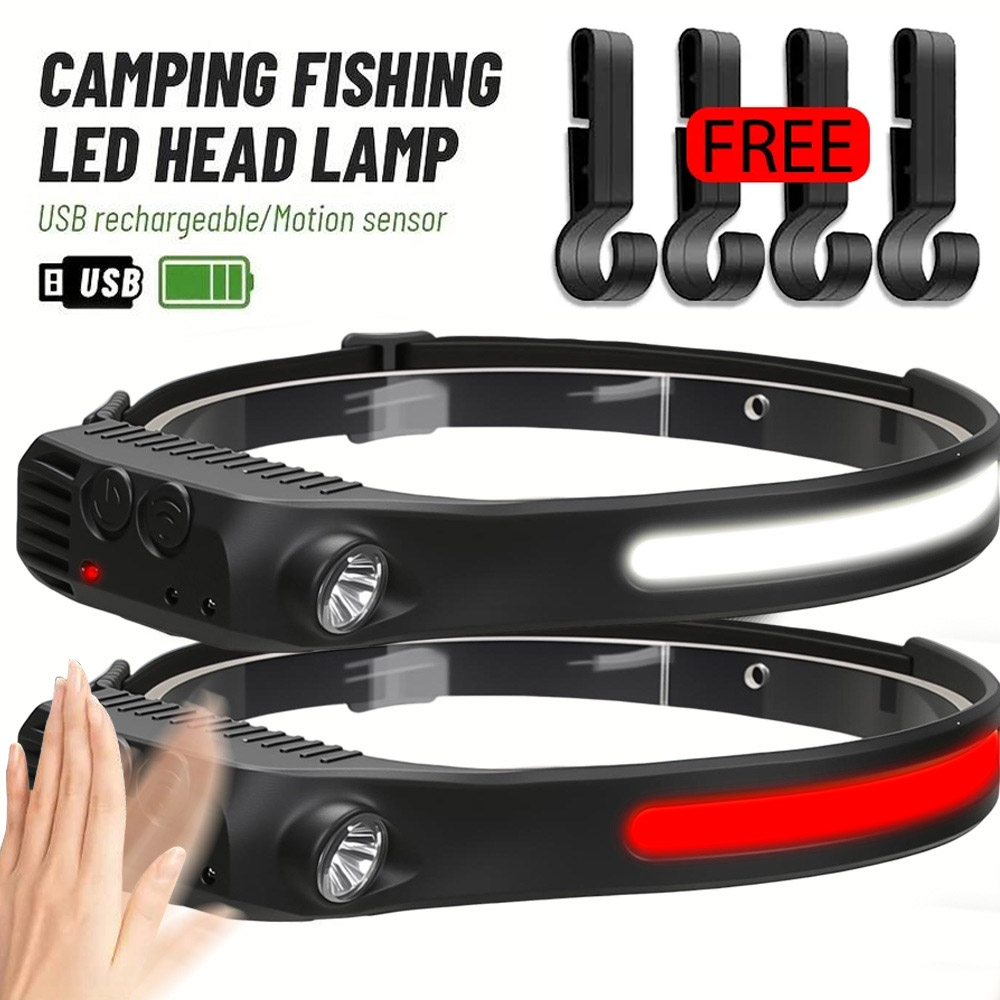 Running Headlamp - Lampu Kepala LED Industri Sensor COB