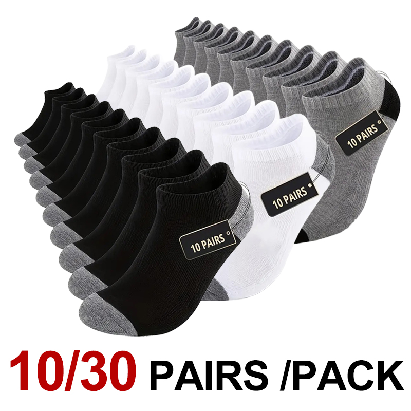 Sports Socks - 10/30 Pasang Kaus Kaki Olahraga Low-Top