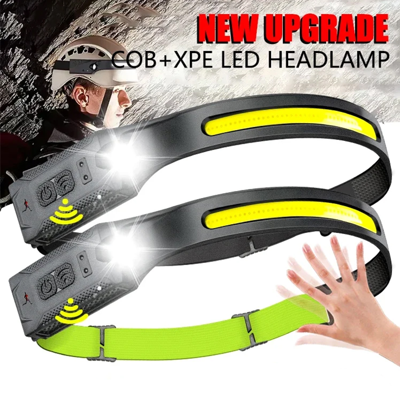Running Headlamp - Lampu Depan LED USB Dapat Diisi