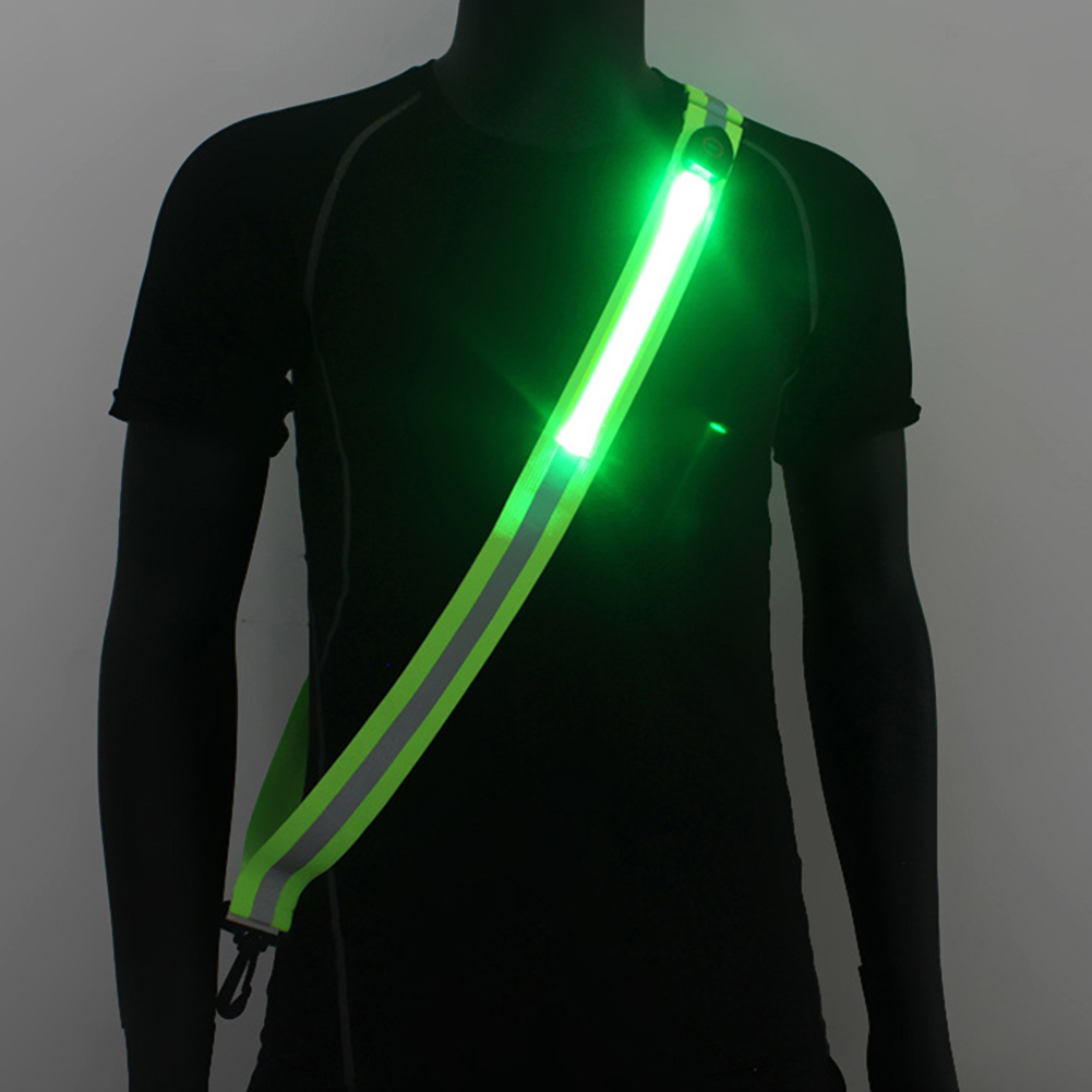 Running Visibility Gear - Perlengkapan Lari Reflektif yang Dapat Diisi