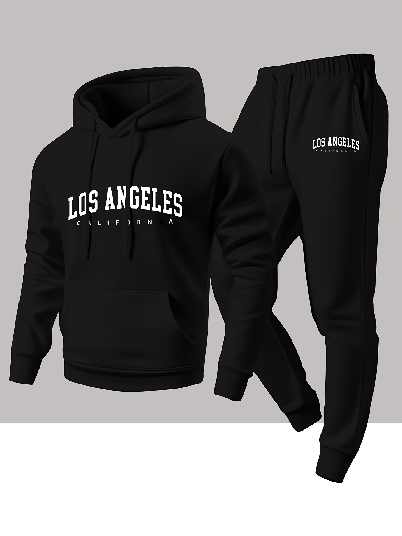 Joggers Pants - Setelan Olahraga Pria 2 Potong, Hoodie