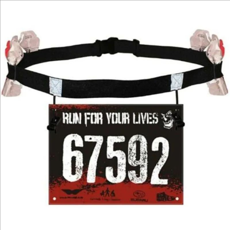 Race Bib - Sabuk Nomor Lomba Lari, Kantong Pinggang,