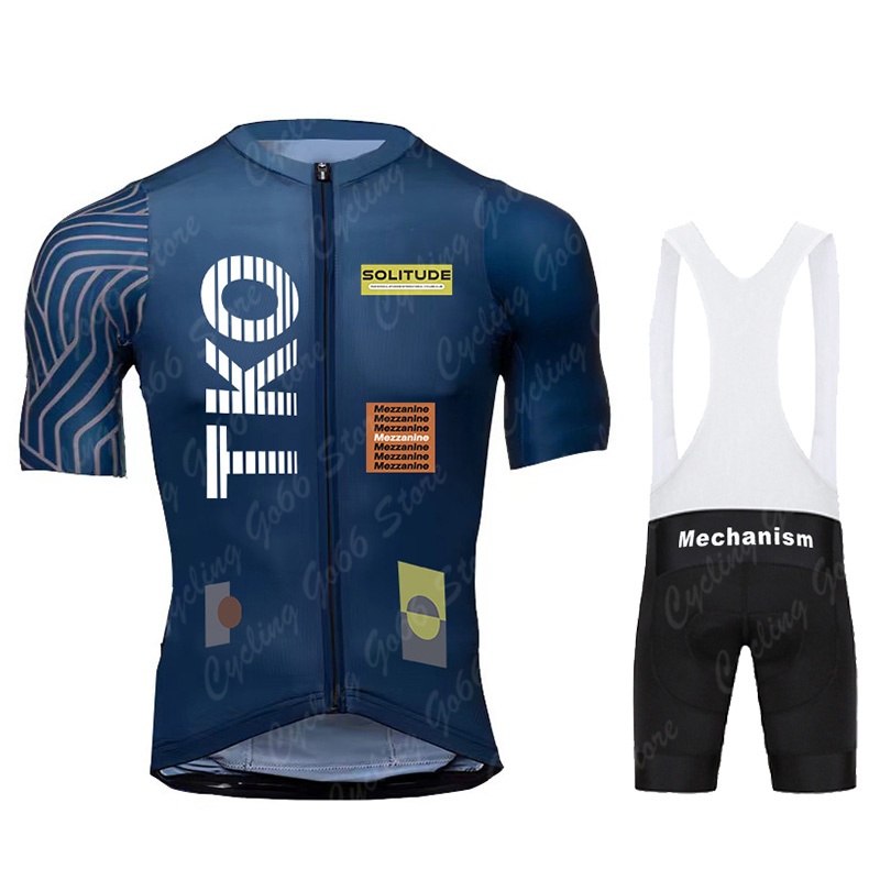 Race Bib - Set Jersey Bersepeda Lengan Pendek Pria