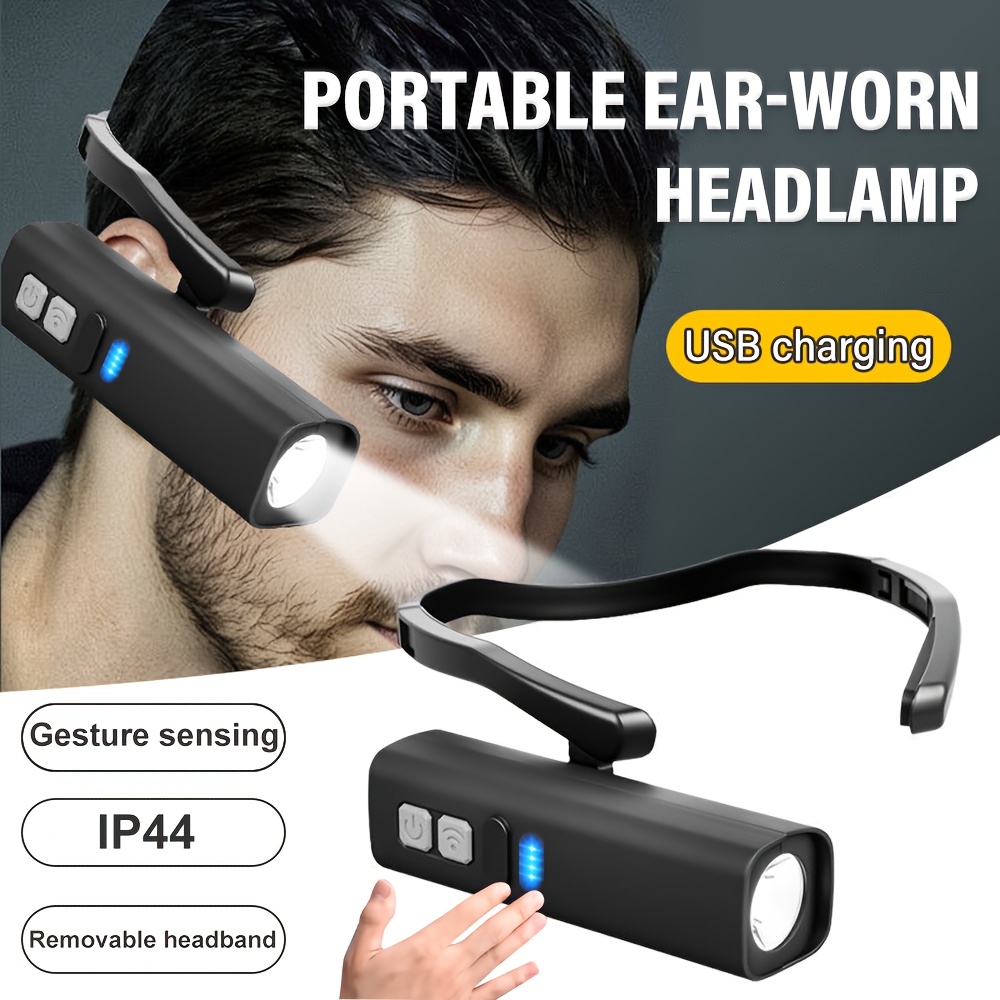 Running Headlamp - Lampu Kepala Jepit Telinga 2025 –