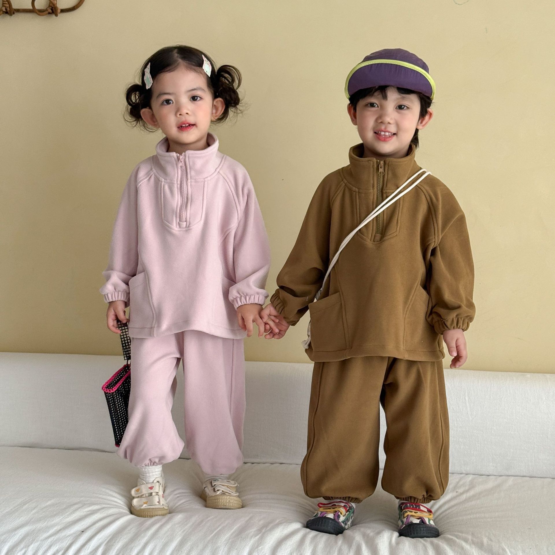 Set Pakaian Olahraga Lengan Pa - Running Gear Kids ulasan dan harga