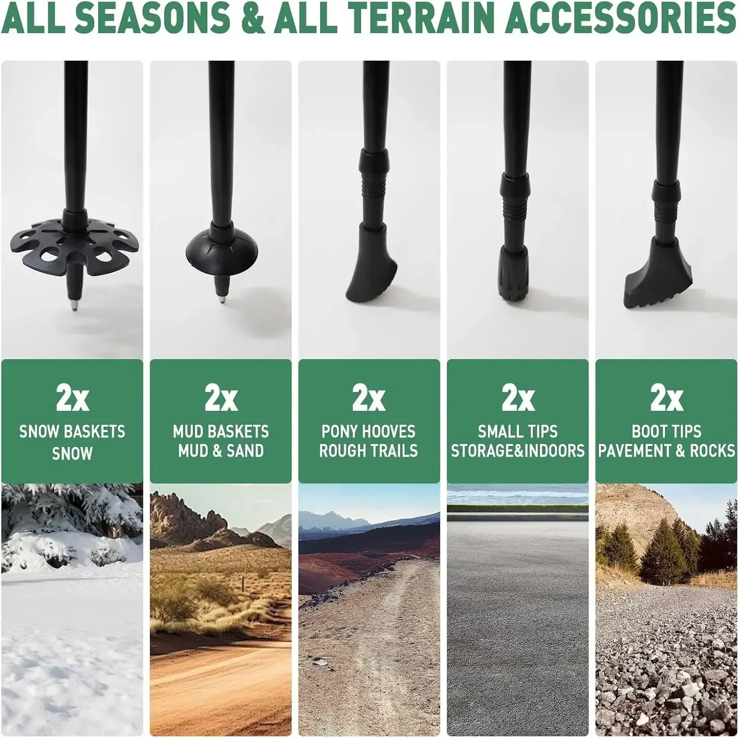 2 Paket Tongkat Trekking Lipat - Trekking Pole Carbon ulasan dan harga