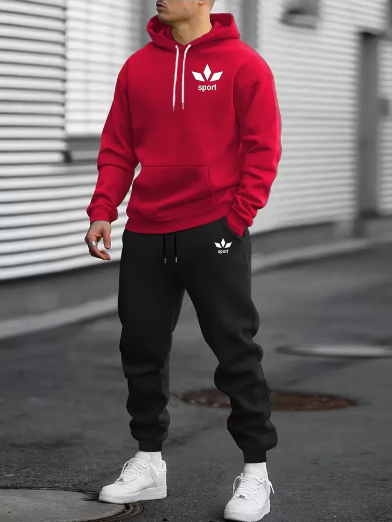 Setelan Olahraga Pria 2-Potong - Joggers Pants ulasan dan harga