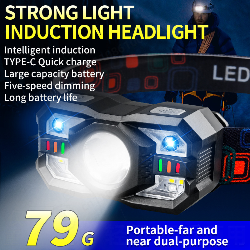 Lampu Kepala LED Induksi Pengi - Running Headlamp ulasan dan harga