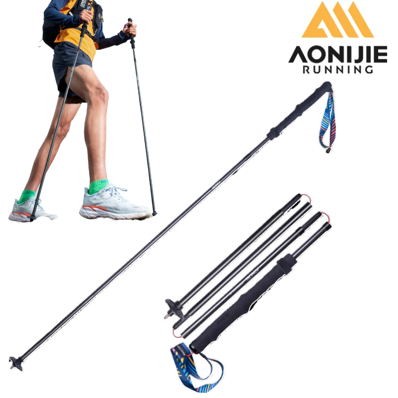 2 Buah AONIJIE Tiang Hiking Li - Trekking Pole Carbon ulasan dan harga