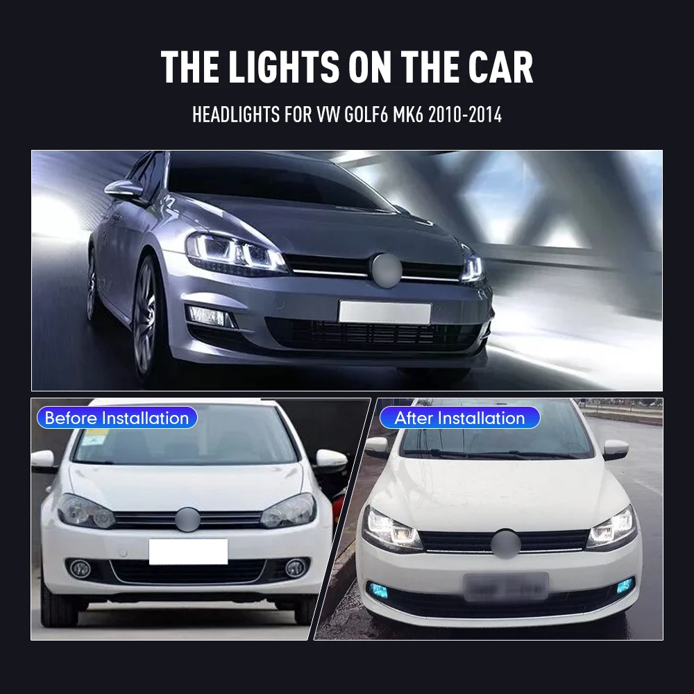 2 Buah Lampu Depan Mobil untuk - Running Headlamp ulasan dan harga