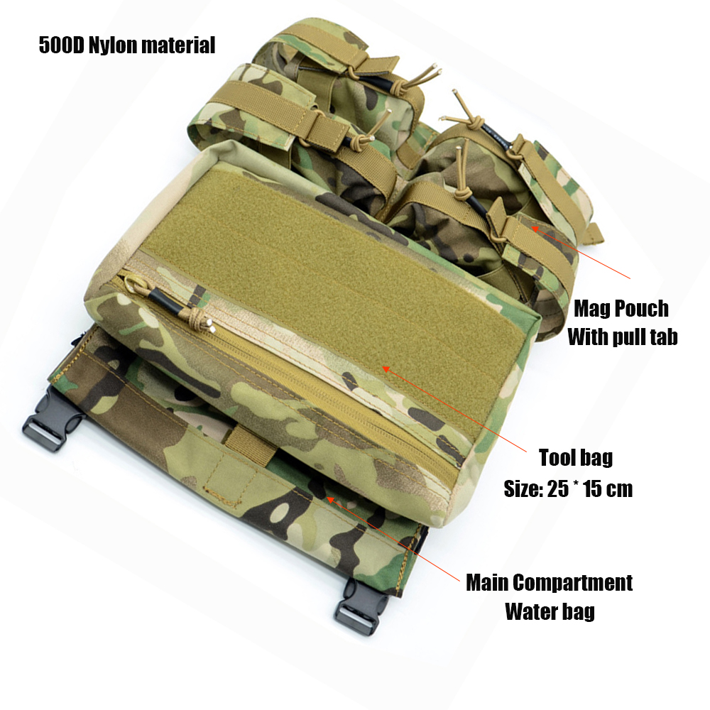 Ransel rompi taktis Panel bela - Hydration Vest ulasan dan harga